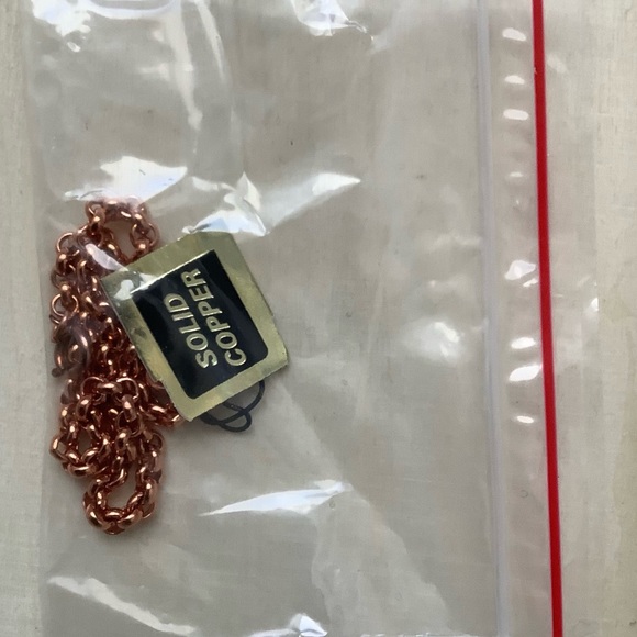 New vintage SOLID COPPER rolo cable chain bracelet - Picture 7 of 7